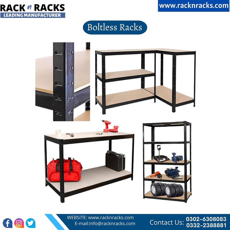 OPEN SHELF RACK | BINS | BULK RACK | PALLET RACK | TOOLS TROLLEY 0