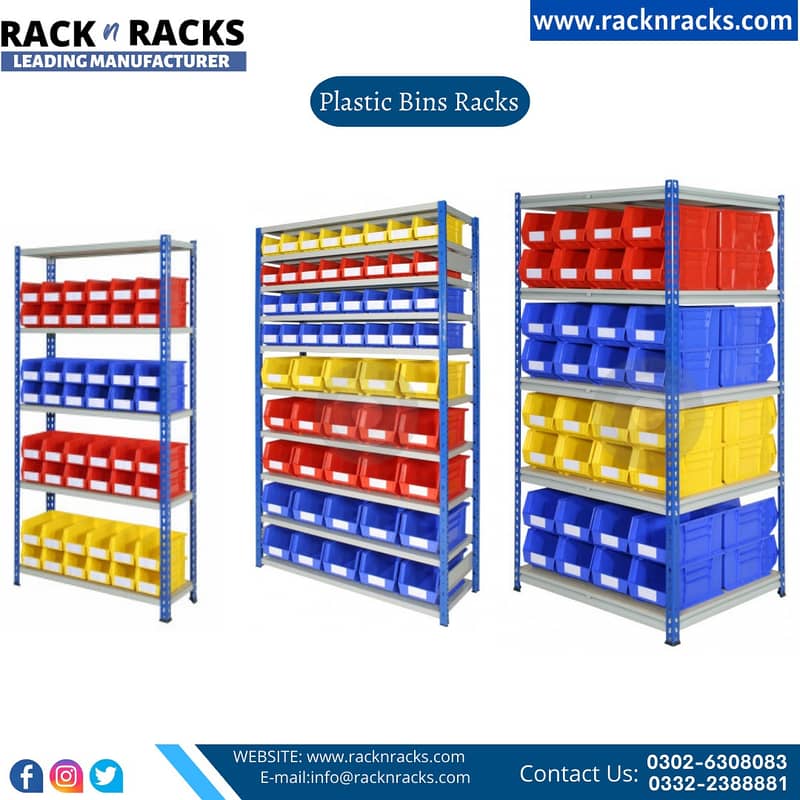 OPEN SHELF RACK | BINS | BULK RACK | PALLET RACK | TOOLS TROLLEY 16