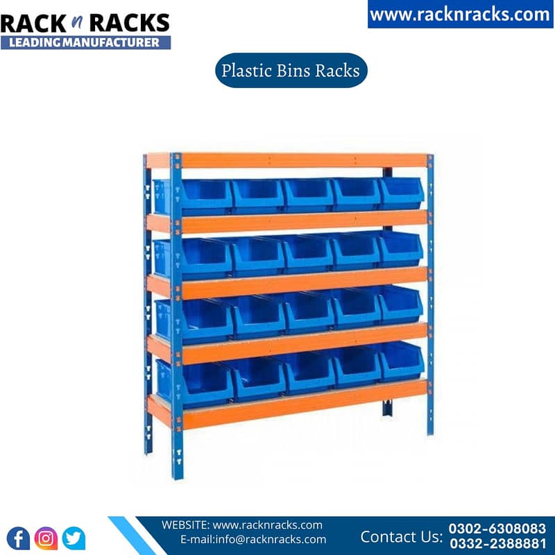 OPEN SHELF RACK | BINS | BULK RACK | PALLET RACK | TOOLS TROLLEY 17