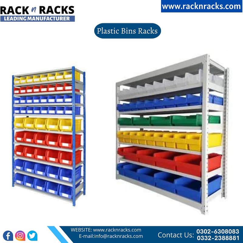 OPEN SHELF RACK | BINS | BULK RACK | PALLET RACK | TOOLS TROLLEY 18