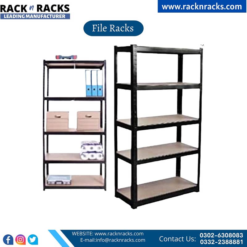 BOLTLESS RACK | OFFICE RACK | BINS RACK | FILE RACK |WATER STORE RACK 5