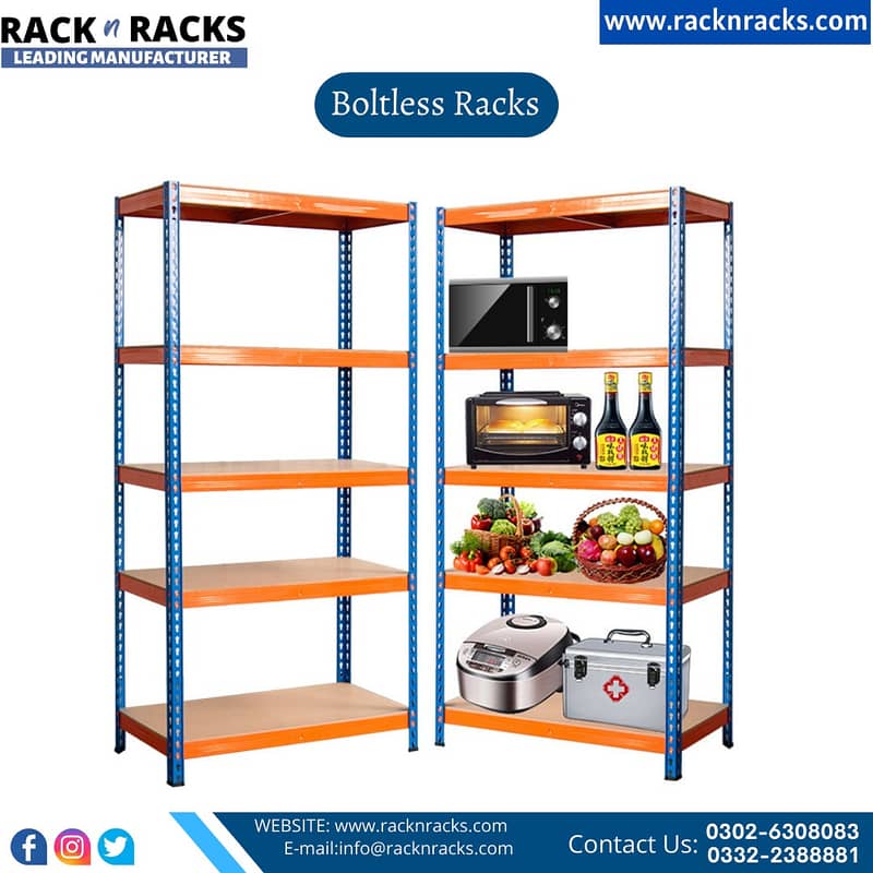 BOLTLESS RACK | OFFICE RACK | BINS RACK | FILE RACK |WATER STORE RACK 7