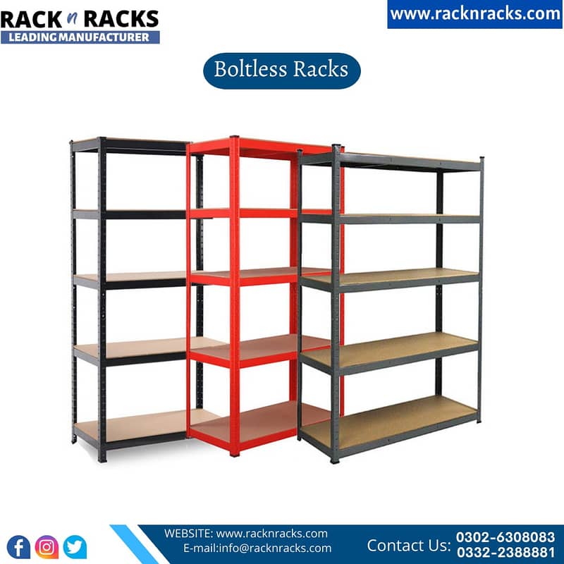 BOLTLESS RACK | OFFICE RACK | BINS RACK | FILE RACK |WATER STORE RACK 8