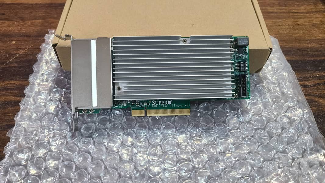 Supermicro AOC-STG-i4T - network adapter - PCIe 3.0 x8 - 10Gb Ethernet 14