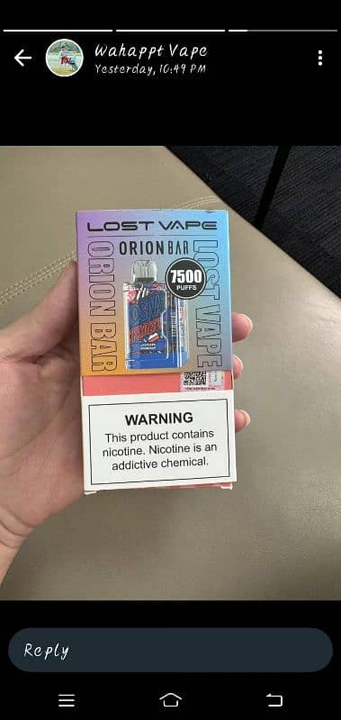 Lost Vape /7500 /puff /DISPOSABLE POD / VAPE / PODS / 1