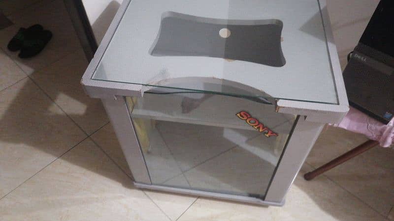 TV stand Sony || TV tralley for sale Sony || fancy mirror TV tralley 1