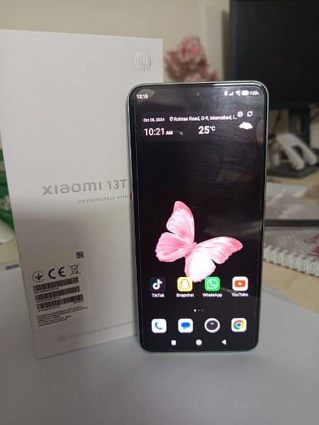 Xiaomi 13T  Meadow Green 12GB RAM 256GB ROM.     Contact #03301522354 1