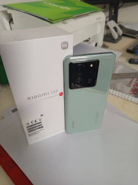 Xiaomi 13T  Meadow Green 12GB RAM 256GB ROM.     Contact #03301522354 2