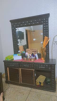 wooden dressing table