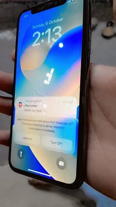 iPhone X 64 by PTA bettery and penal change glass minor sa break ha