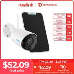 REOLINK  Wireless Outdoor Security Camera, Rechargeable Battery-Pow 0