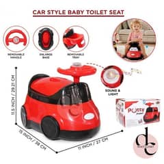 Potty Trainer Seat Car Design For Baby Easy To Clean Musical Horn