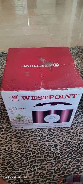 WESTPOINT DELUXE RICE COOKER 1