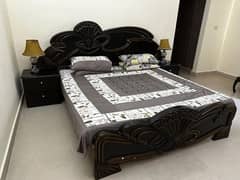 Urgent sale Bed set with dressing and side table with mattress 0