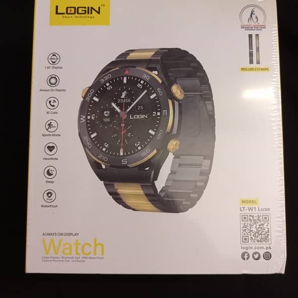 LOGIN LT-W1 Luxe Smartwatch 0