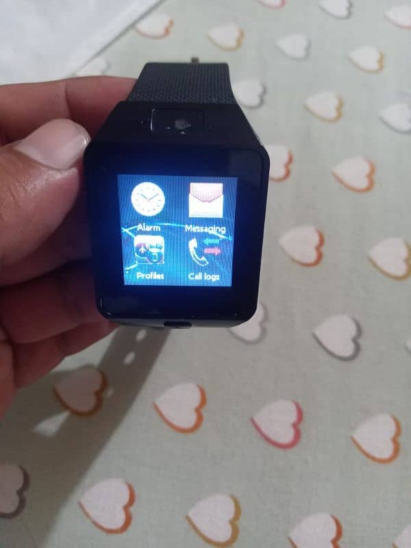 Smart watch black color good condition 3