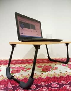 Laptop And Study Wooden Table