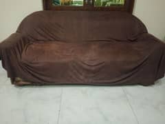 free cover with three seater sofa.