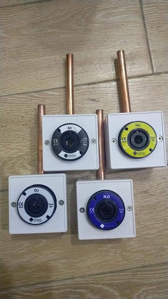 Oxygen Bed head panel / OT Pendent /  BPC Flowmeters /Suction Jar 13