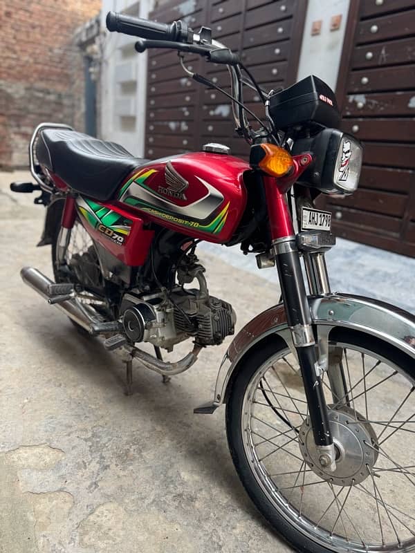 Honda CD 70 Urgent sale no any work 3