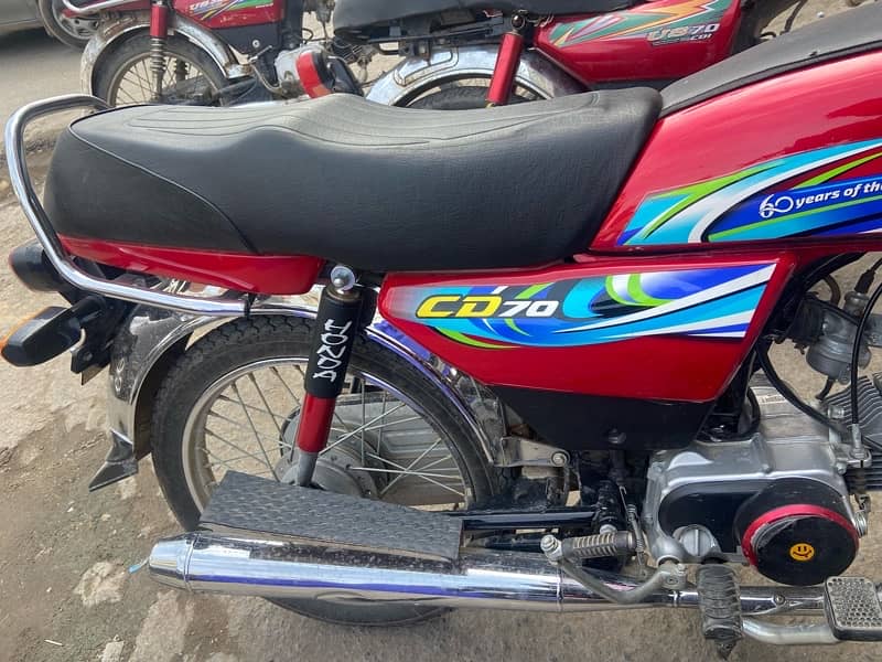 Honda cd70 2024 model 2500km driven 1