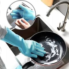 Silicone Washing Gloves