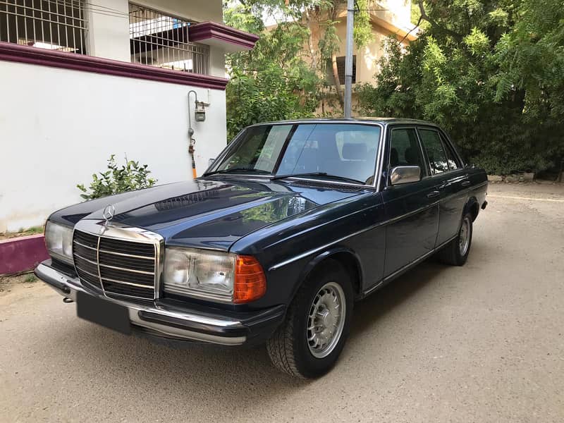 Mercedes Benz E Class W123. . Classic Vintage Car. 1