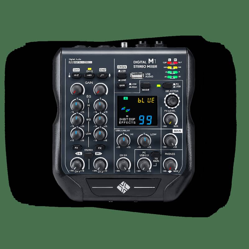 Next Audiocom M1 4 Channels Digital Stereo Mixer 0