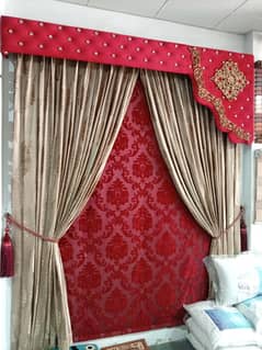 Curtains , Blinds , Velvet Box Pannel