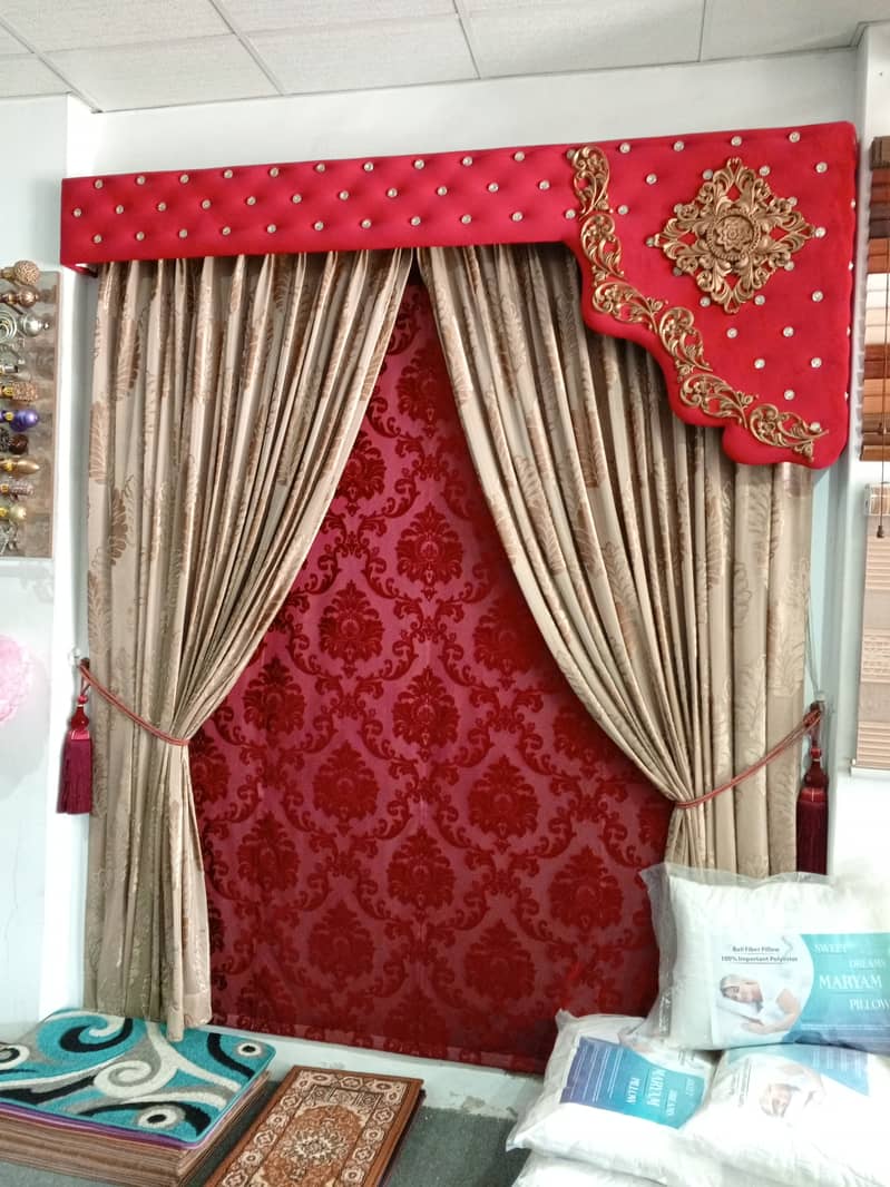 Curtains , Blinds , Velvet Box Pannel 1