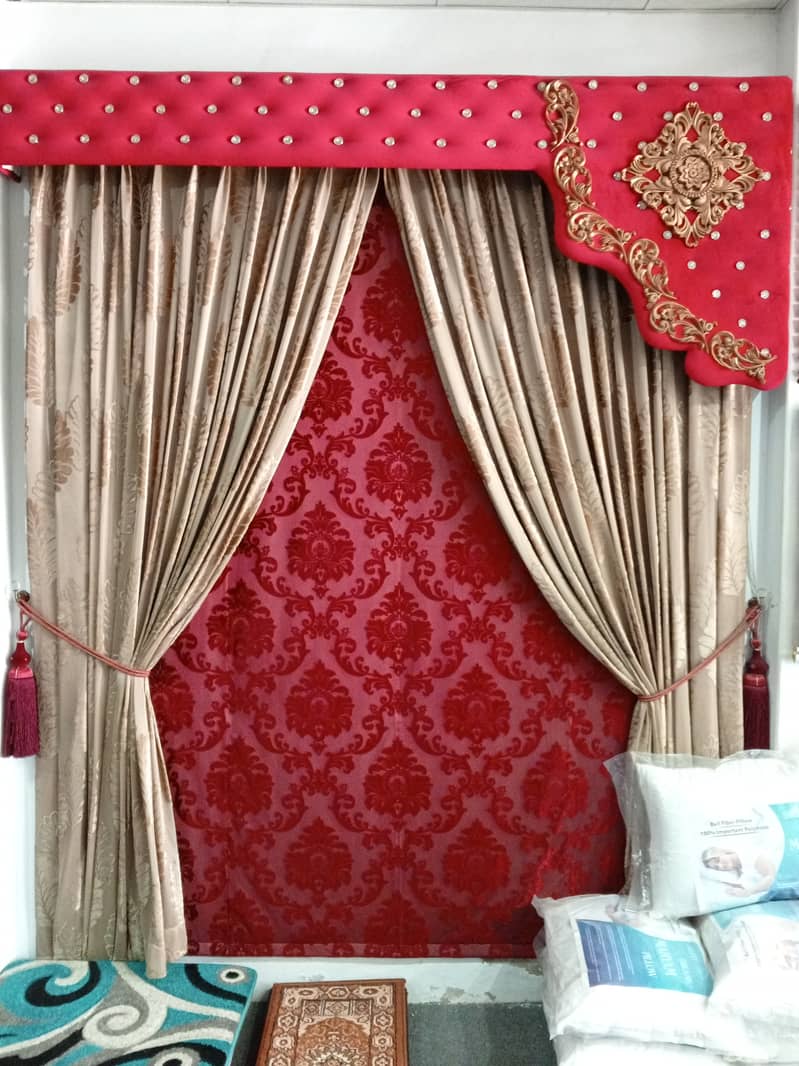 Curtains , Blinds , Velvet Box Pannel 2