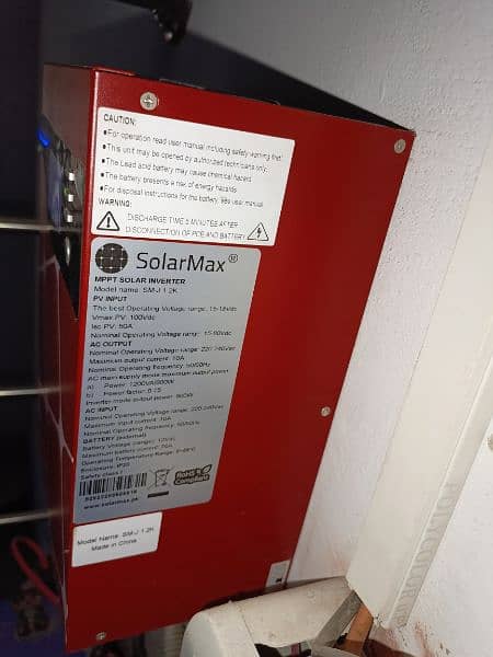 Solar Inverter 1.2kva Hybrid with warrenty Solar Max company 1