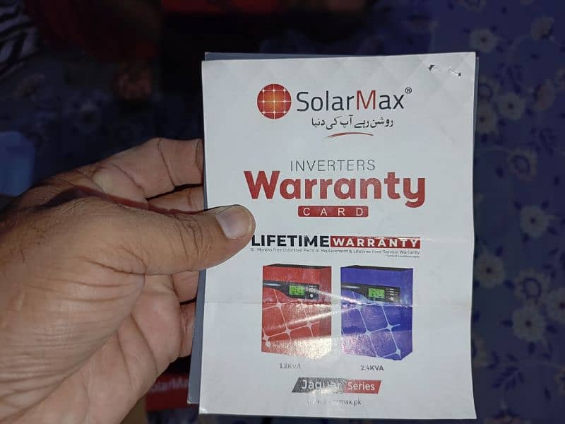 Solar Inverter 1.2kva Hybrid with warrenty Solar Max company 9