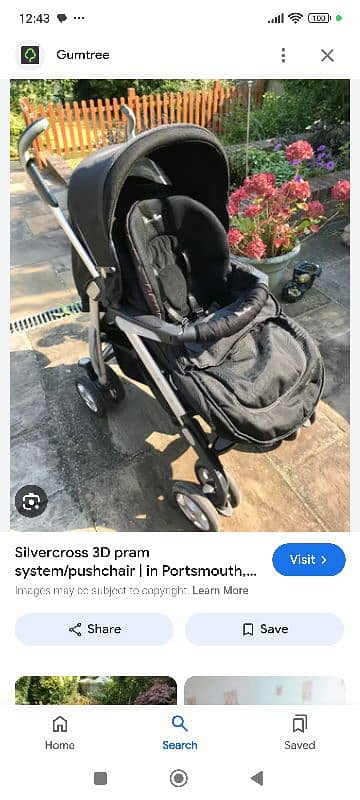 Pram Car seat Pushchair 1