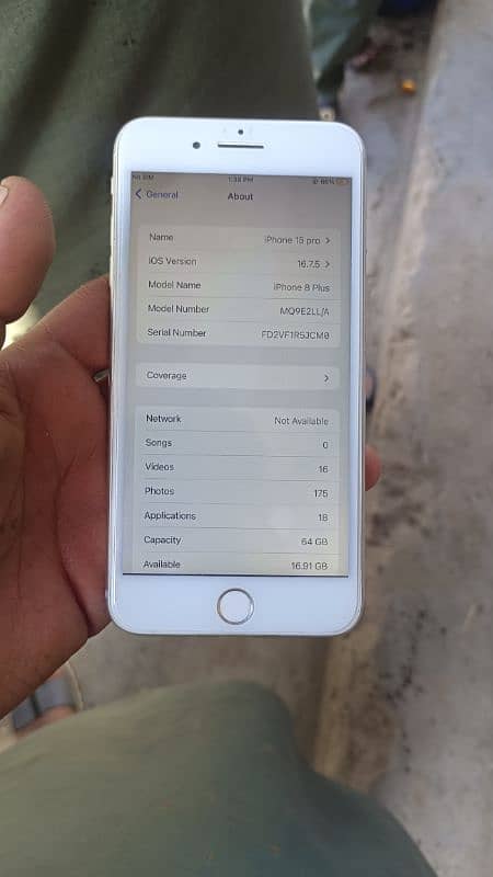 iPhone 8plus 97 battery 64 GB 10by10 condition 1