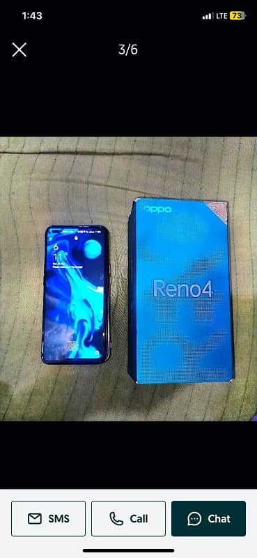 oppo reno 4  4 128gb with full box 3