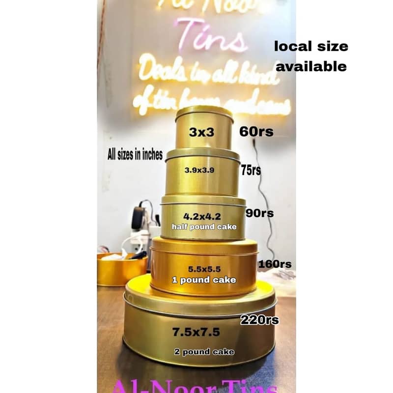 Sweet Box || Bid Box || Lava Cake Box || Tin Box || Wholesale 5