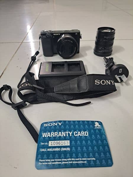 Sony a6000 slr camera | with 2 lenses 5