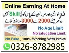 Online job available, Typing/Assignment/Data Entry/Ad posting etc