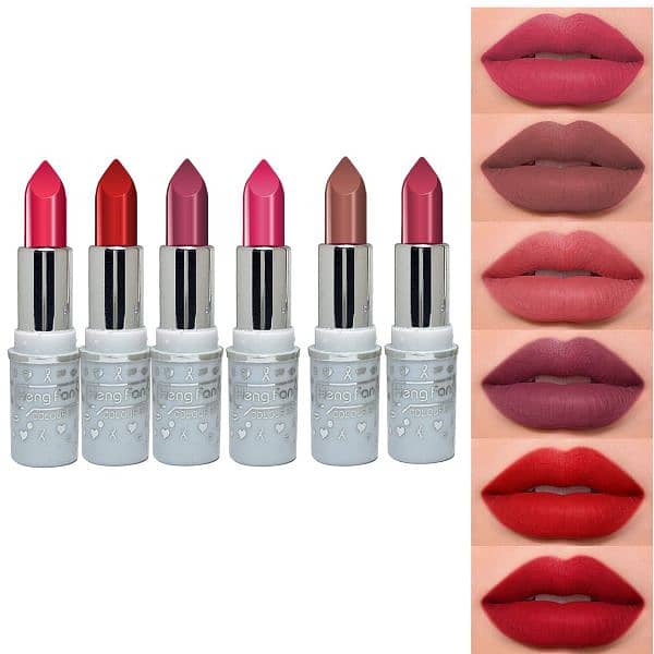 Heng Feng Pack of 12 Matte lipsticks 2