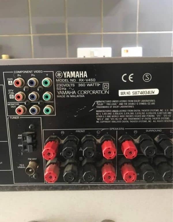 yamaha amplifier (only call) 5