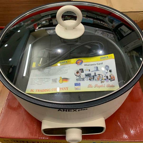 ANEX Plus 6.0L  Multi-Function Electric Cooker -  1350W Power 1