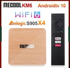 Mecool KM6 Deluxe Smart TV Box Android 10 Amlogic S905X4 4GB 64GB