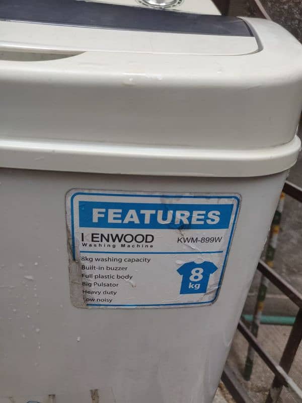 Kenwood 8KG Washing Machine 1