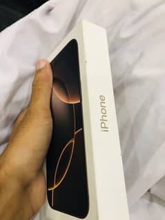 iphone 16pro 128gb desert titanium box pack