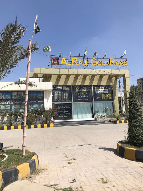 Prime Location SCHEME 33 APPARTMENT AVAILABLE ON EASY INSTALLMENT For Sale In The Perfect Location Of Al-Rauf Gold Raas 21