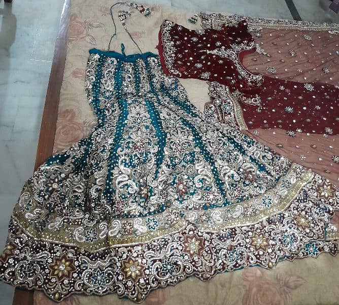 Bridal lehnga/ wedding dress/ Bridal designer dress/Fishtale lehnga 3