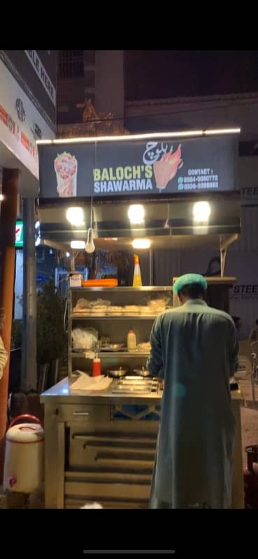 shawarma stall look like a new Condition 0