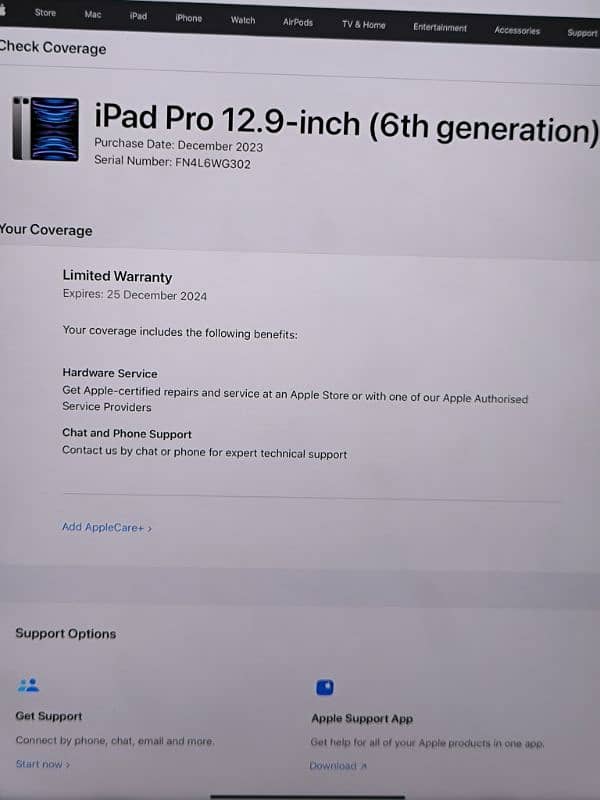 Ipad Pro 12.9, 6th Gen, 1tb, M2, In warranty 9