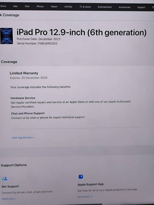 Ipad Pro 12.9, 6th Gen, 1tb, M2, In warranty 10